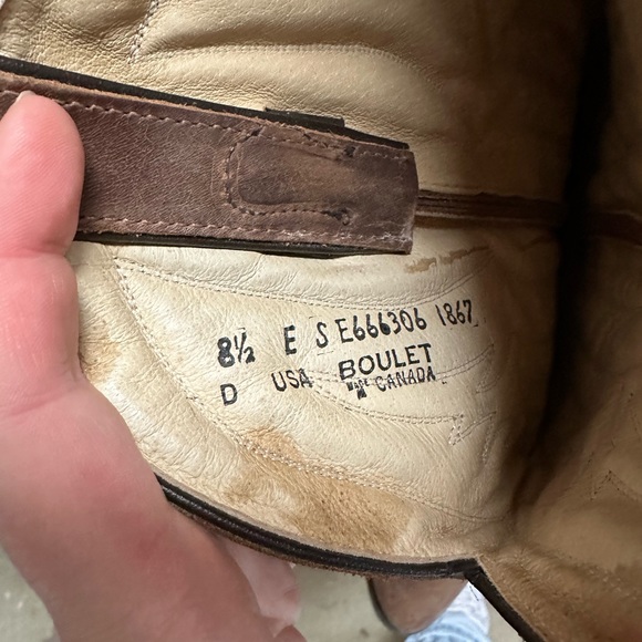Boulet 1867 Cowboy Boots - Picture 1 of 5